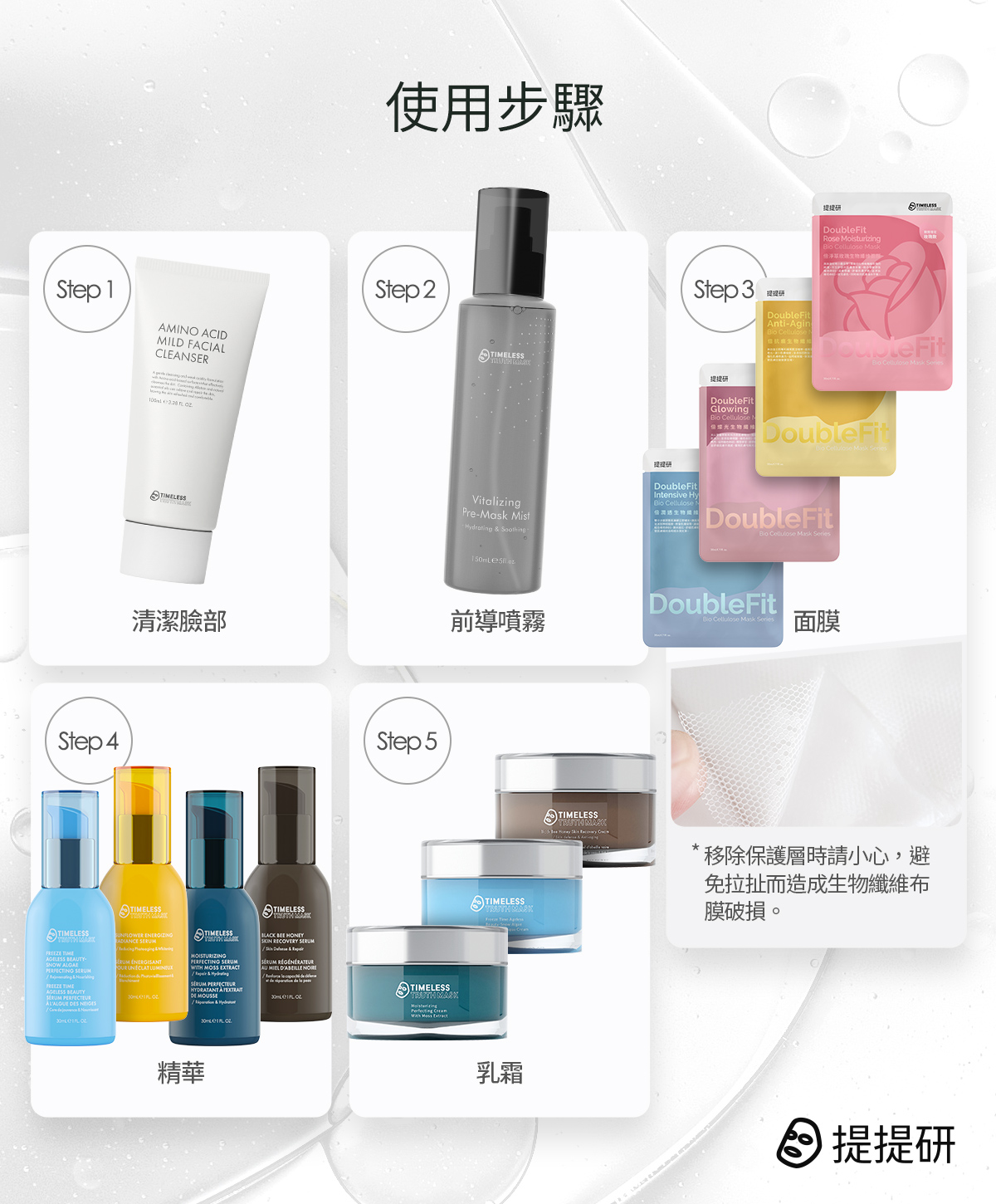 提提研 DoubleFit系列 使用步驟