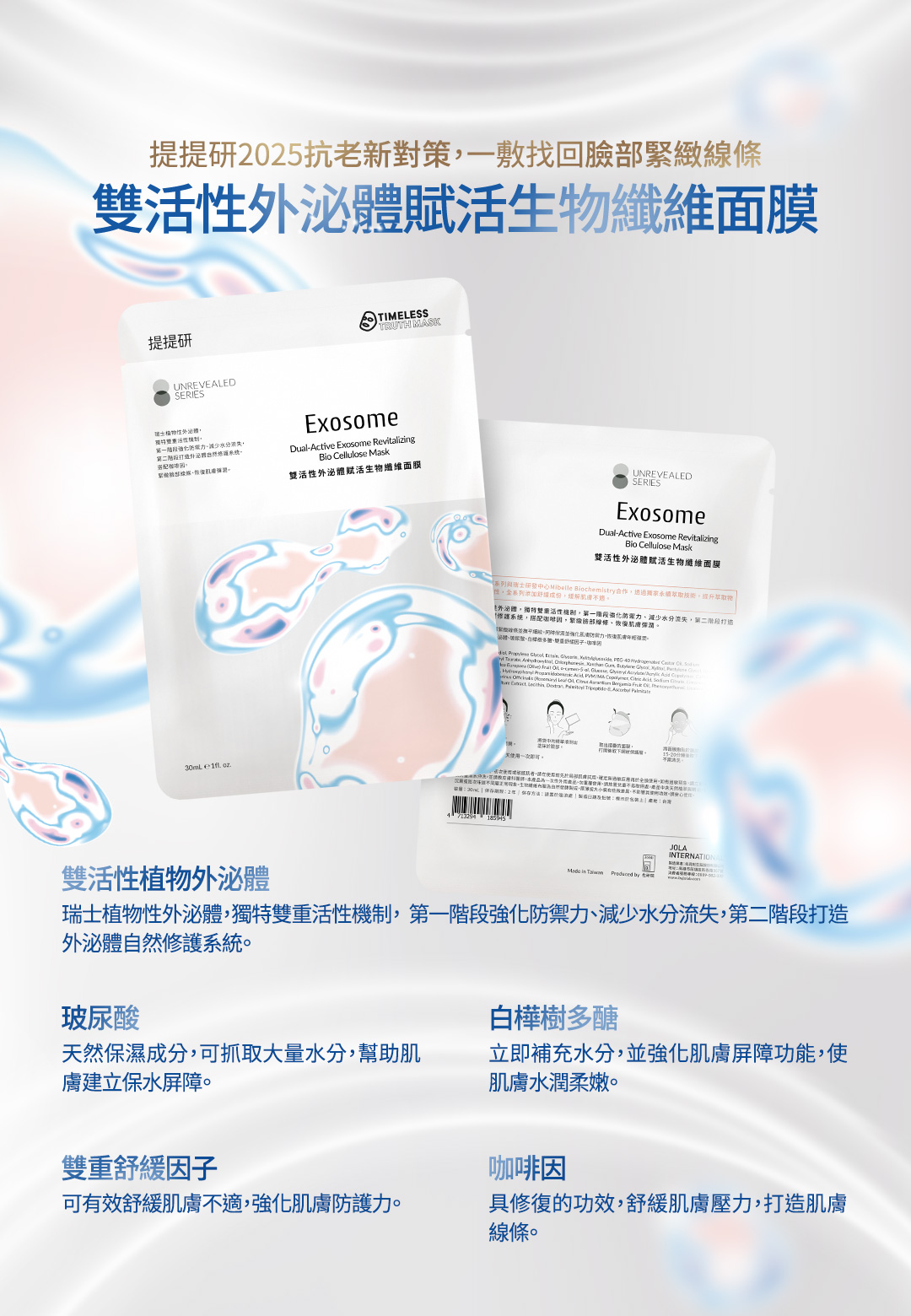 提提研 雙活性外泌體 成分介紹