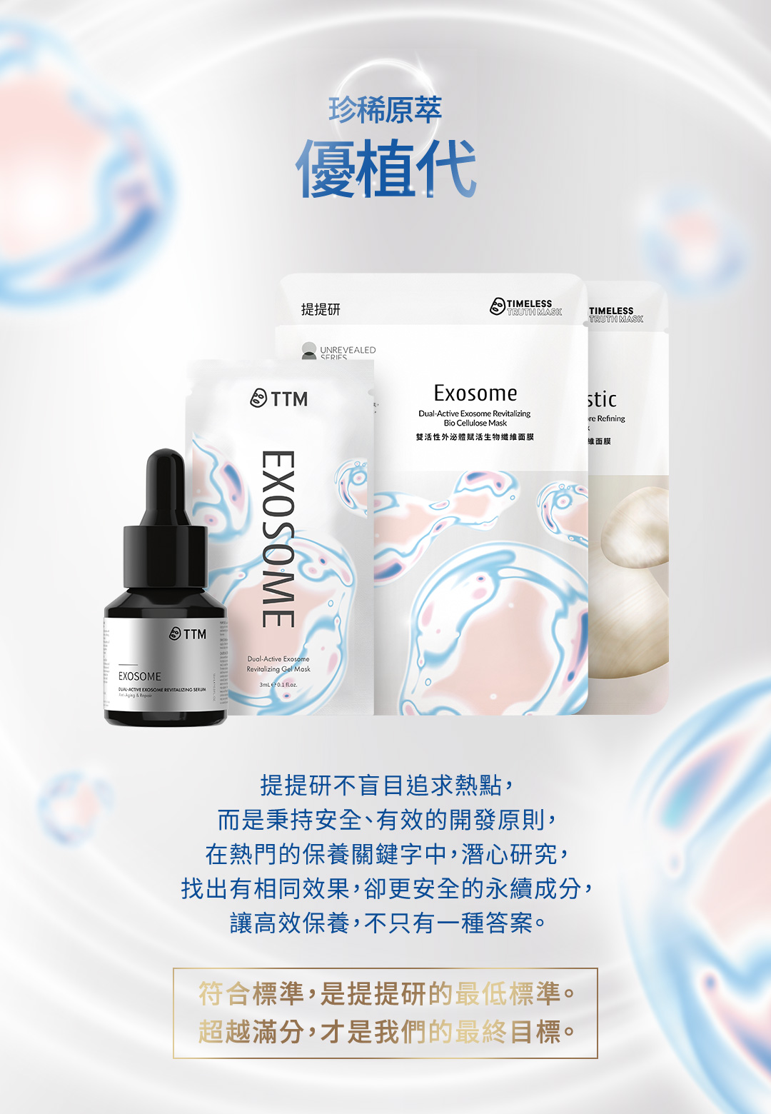 提提研 雙活性外泌體 快敷膜 珍稀原萃・優植代
