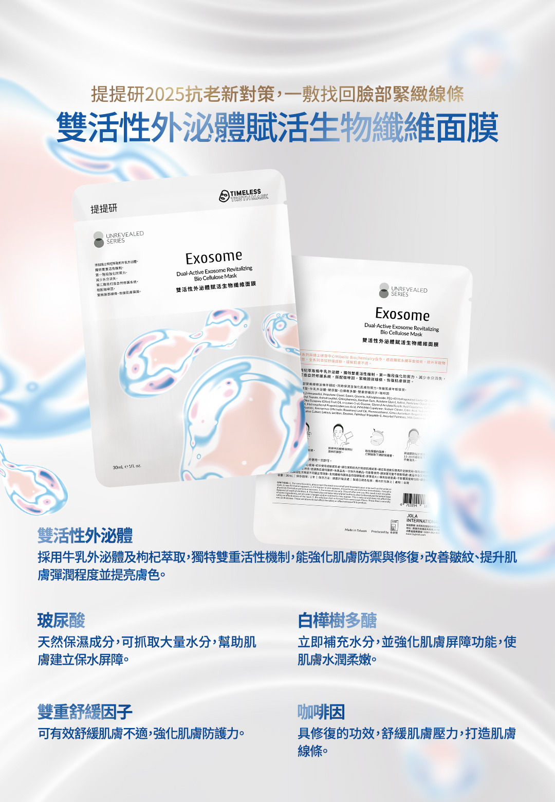 提提研 雙活性外泌體 成分介紹